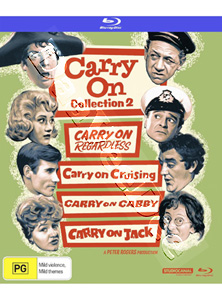 Carry on Collection 2 | Carry on Regardless / Carry on Cruising / Carry on Cabby / Carry on Jack  |   Blu-Ray